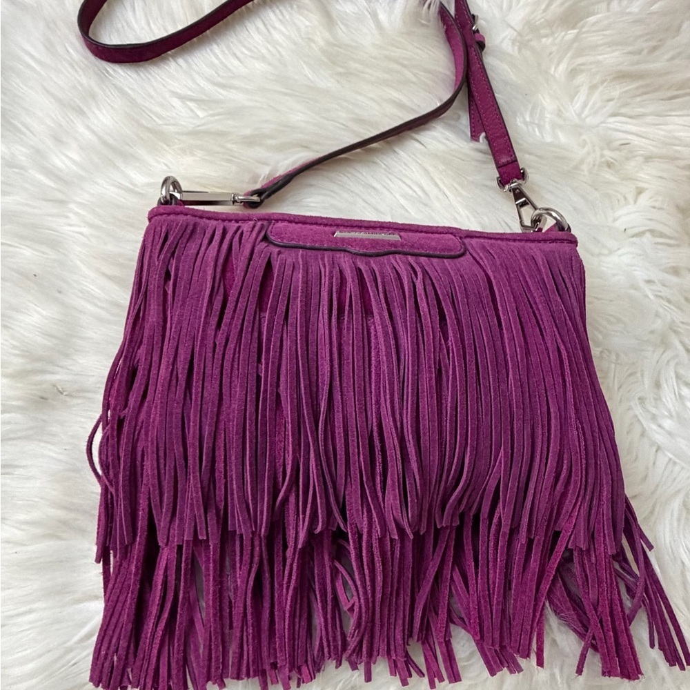 Fringe Crossbody Bag - Pink - Picture 6 of 12